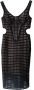 Genny Abito con design cut-out Zwart Dames - Thumbnail 1