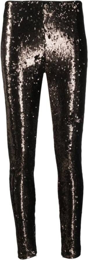 Genny Grijze Broek met Viscose Breisel Grijs Dames