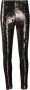 Genny Grijze Broek met Viscose Breisel Grijs Dames - Thumbnail 1