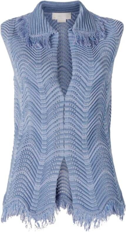 Genny Knitwear Blauw Dames