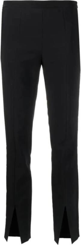 Genny Leather Trousers Zwart Dames