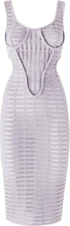 Genny Midi Dresses Paars Dames