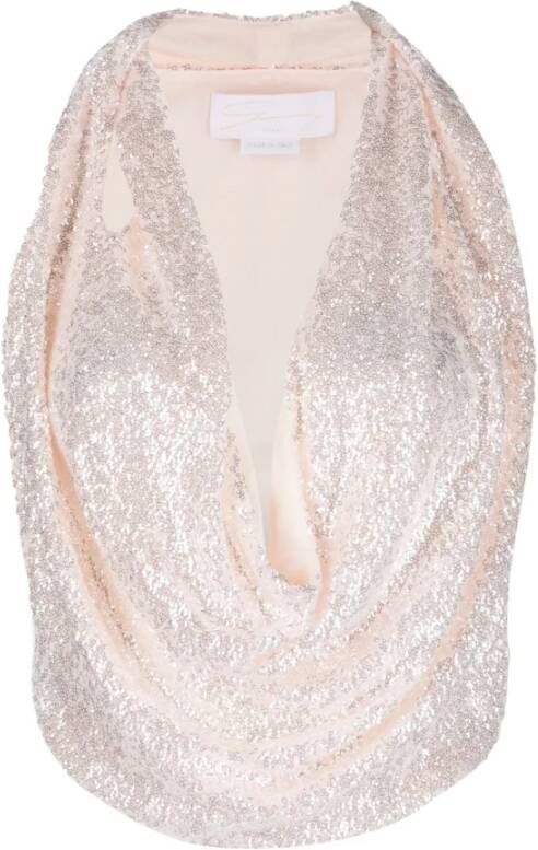 Genny Sleeveless Tops Roze Dames