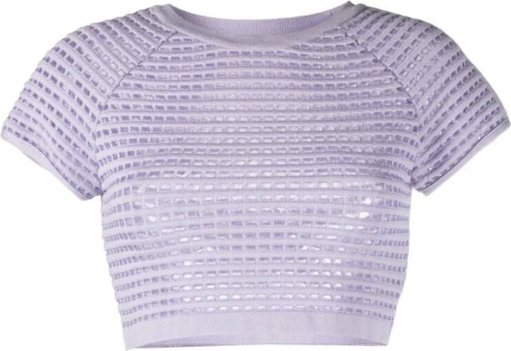 Genny T-Shirts Paars Dames