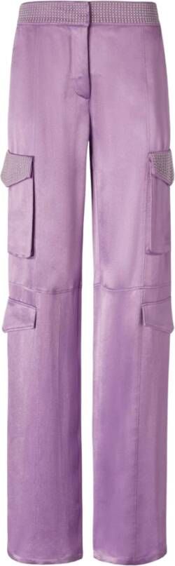 Genny Wide Trousers Paars Dames