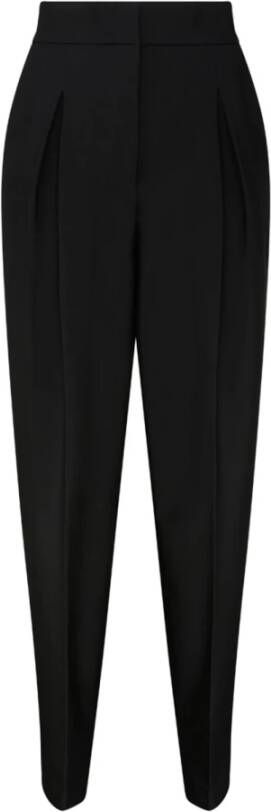 Genny Zwarte Broek met Tailored Fit Zwart Dames