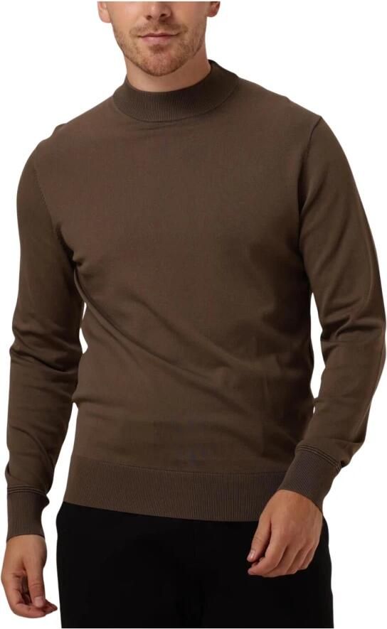 Genti Bruine Stijlvolle Trui voor Mannen Brown Heren - Foto 3