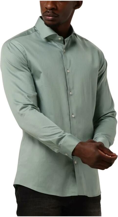 Genti Klassiek Groen Overhemd Green Heren - Foto 6