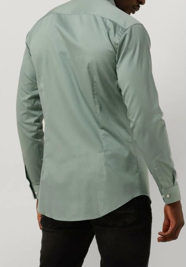 Genti Klassiek Groen Overhemd Green Heren - Foto 5