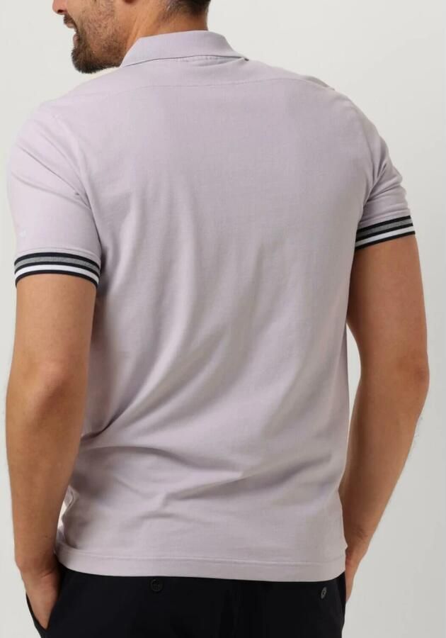 Genti Lila Polo Shirt Trendy Stijl Purple Heren - Foto 2