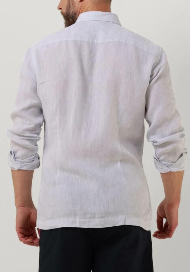 GENTI Heren Overhemden Linnen S7054-1120 Grijs - Foto 5