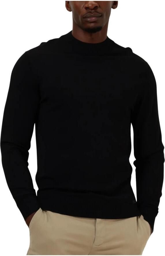 Genti Zwarte stijlvolle trui voor mannen Black Heren - Foto 3