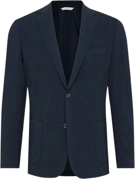 Gentiluomo Formal Blazers Blauw Heren