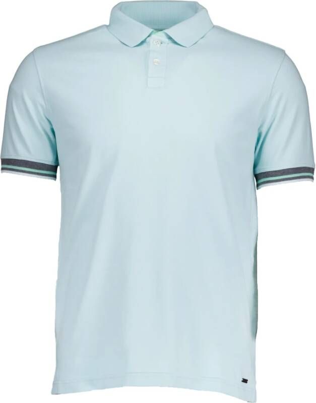 Gentiluomo Aqua Polos Stijlvol en Trendy Blue Heren