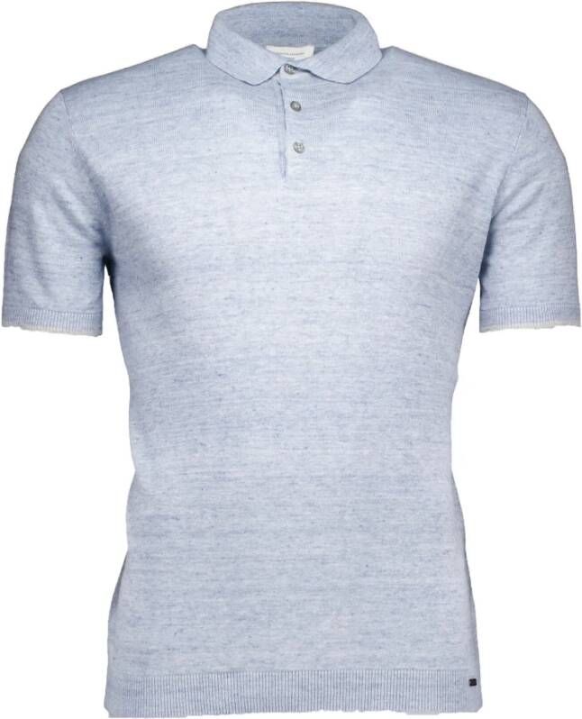 Gentiluomo Polo SS lichtblauw K7053-275 018 Blauw Heren
