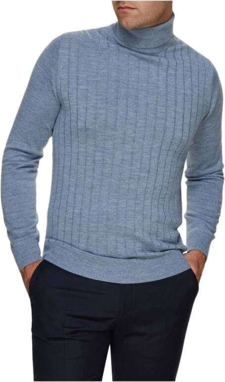 Gentiluomo Pullover zacht Blauw Heren