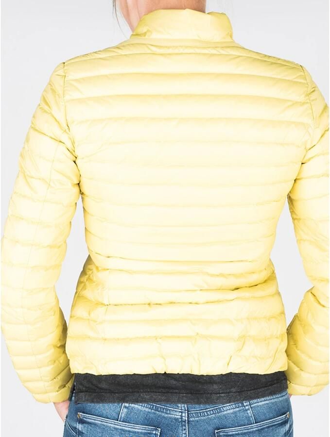 Geox Aansluitende Jas met Hoogwaardige Ademende en Waterdichte Stof Yellow Dames