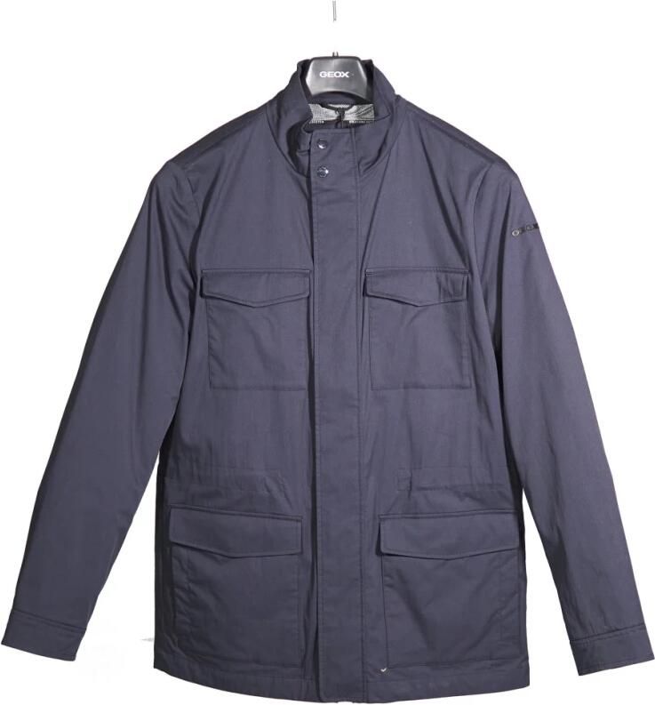 Geox Ademend Field Jacket met Polyester Voering Blue Heren - Foto 4