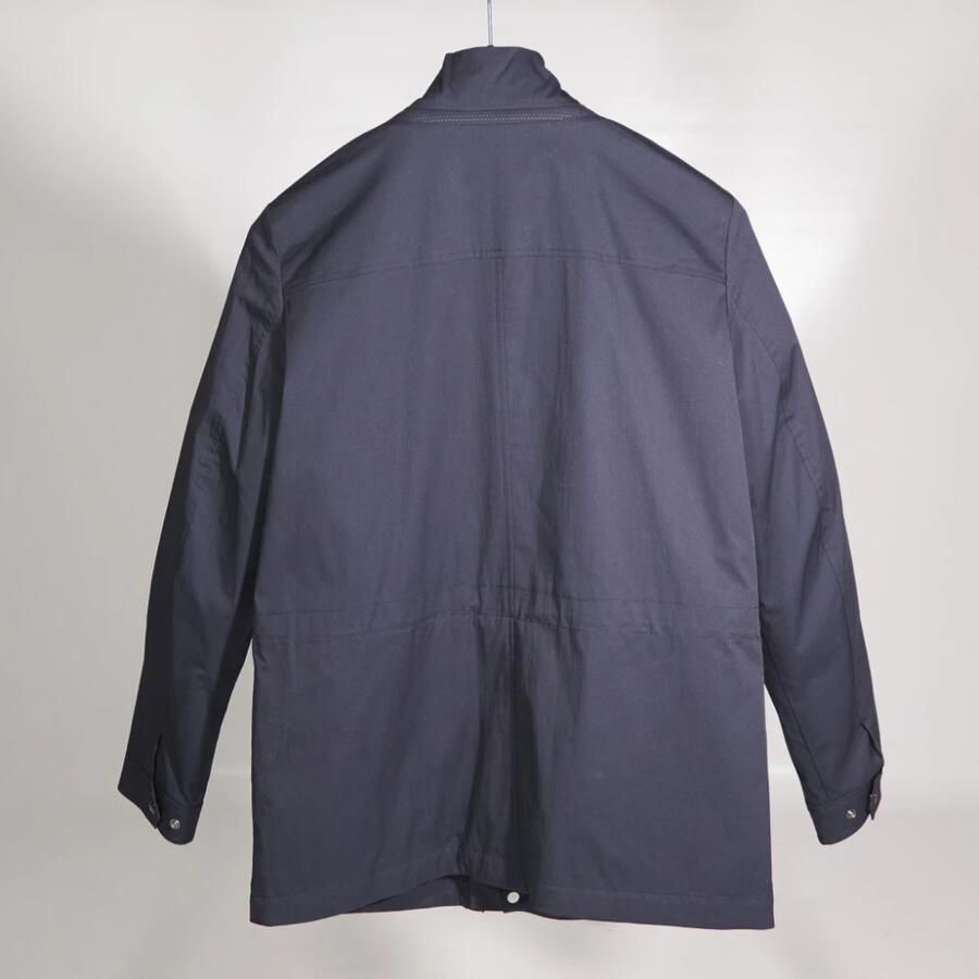 Geox Ademend Field Jacket met Polyester Voering Blue Heren