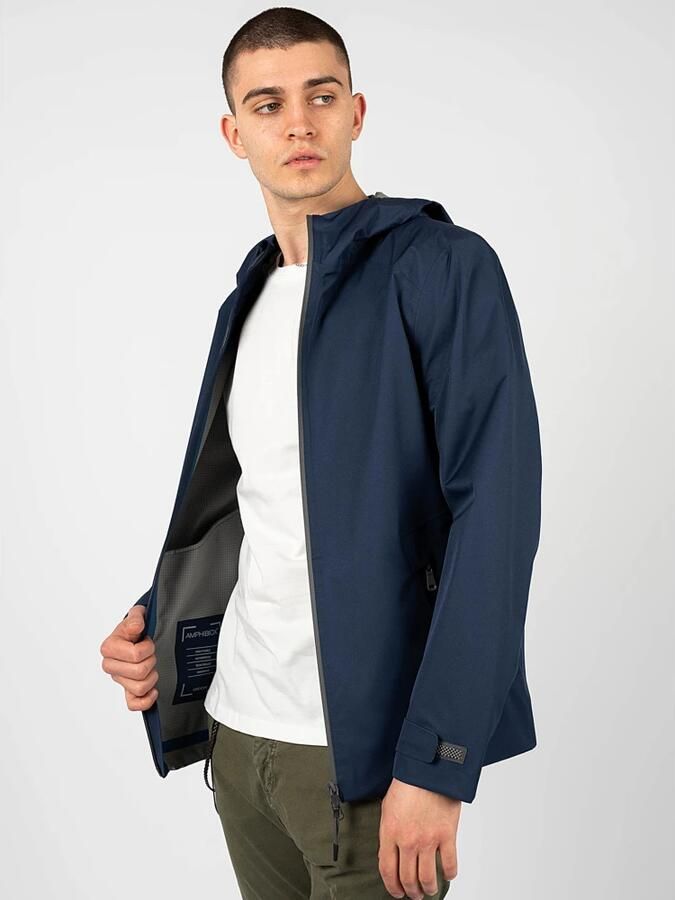 Geox Lichtgewicht Jas Blue Heren - Foto 3