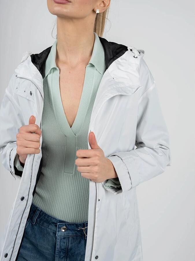Geox Light Jackets White Dames - Foto 4