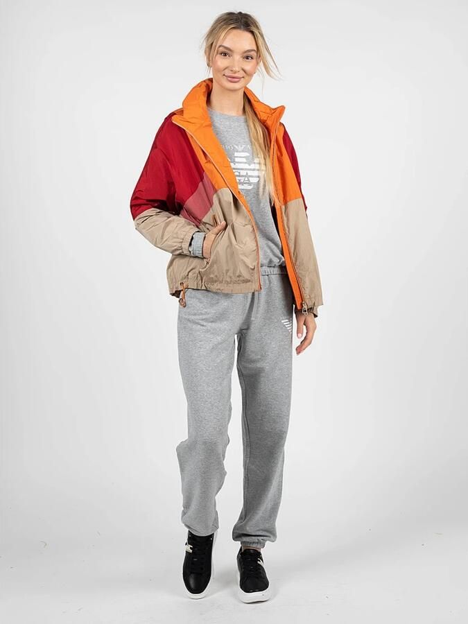 Geox Loszittende Jas met Verborgen Capuchon Rood Dames - Foto 3