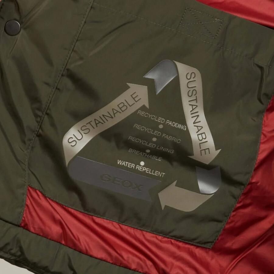 Geox Stijlvolle Donsjas voor Mannen Green Heren - Foto 5