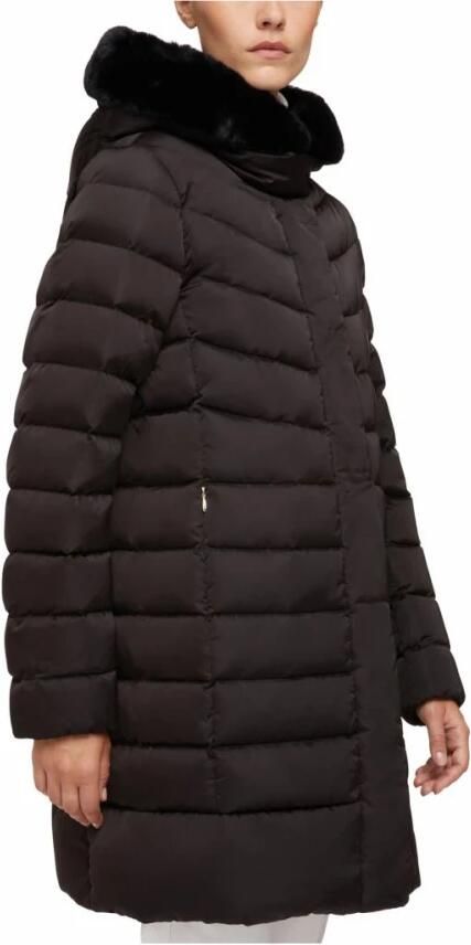 Geox Stijlvolle Donsjas voor Vrouwen Black Dames