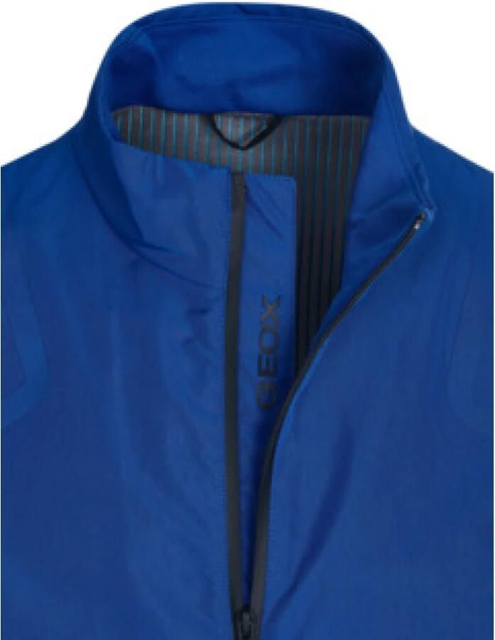 Geox Stijlvolle Jas Blue Heren