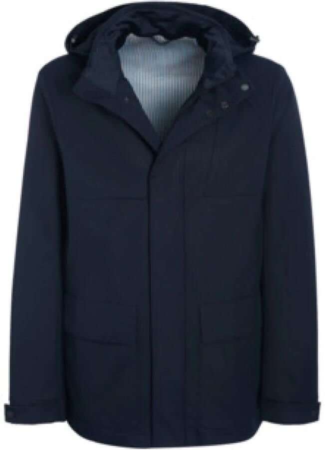Geox Stijlvolle Jas Blue Heren