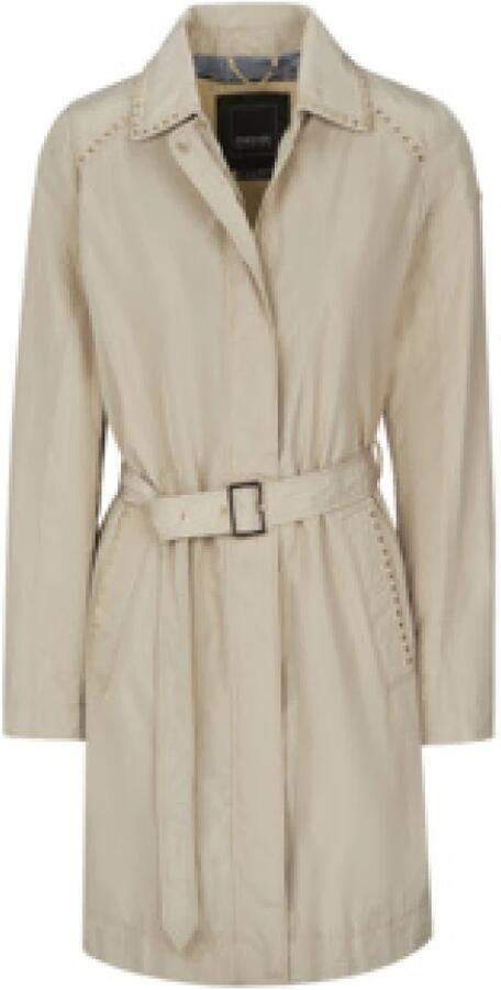 Geox Stijlvolle Manteljas Beige Dames