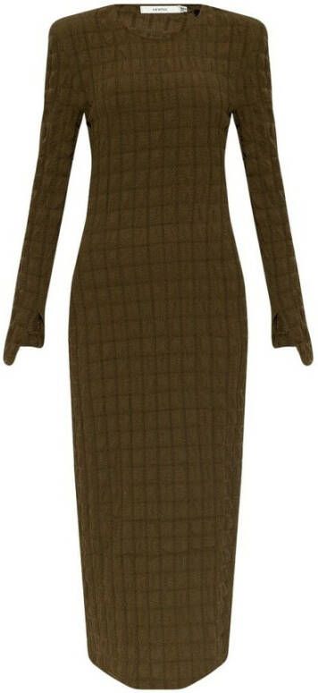 Gestuz AllenyGZ textured dress Groen Dames