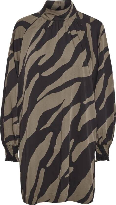 Gestuz Zwarte Mini Jurk Bothildegz Ls Short Dress