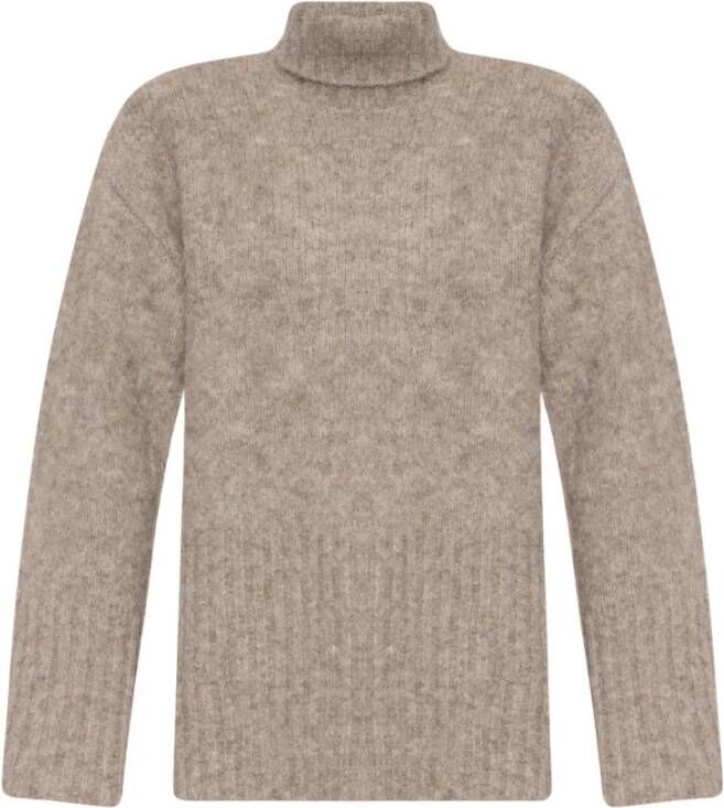 Gestuz ChanlyGZ relaxed-fitting sweater Beige Dames