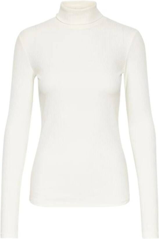 Gestuz Rollagz Rollneck Turtleneck White Dames