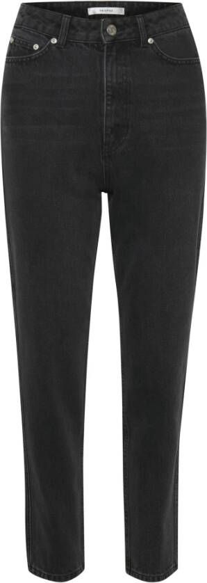 Gestuz Stijlvolle High-Waisted Mom Jeans Zwart Dames - Foto 5