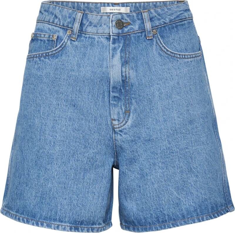 Gestuz DenaGZ HW shorts Blauw Dames