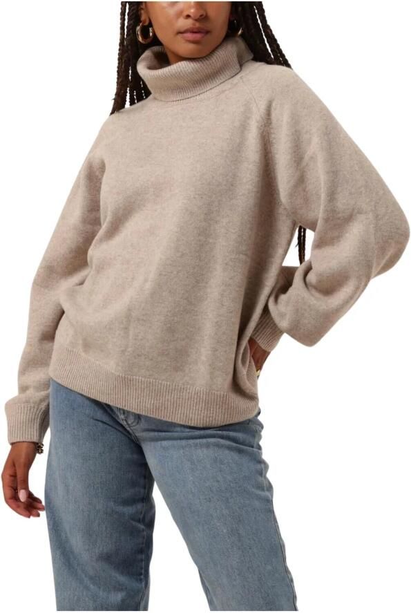GESTUZ Dames Truien & Vesten Manzigz Wool Rollneck Beige - Foto 7