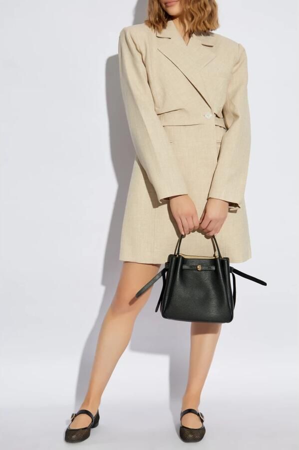 Gestuz Elegante Blazer Jurk Light Sand Melange Beige Dames - Foto 6