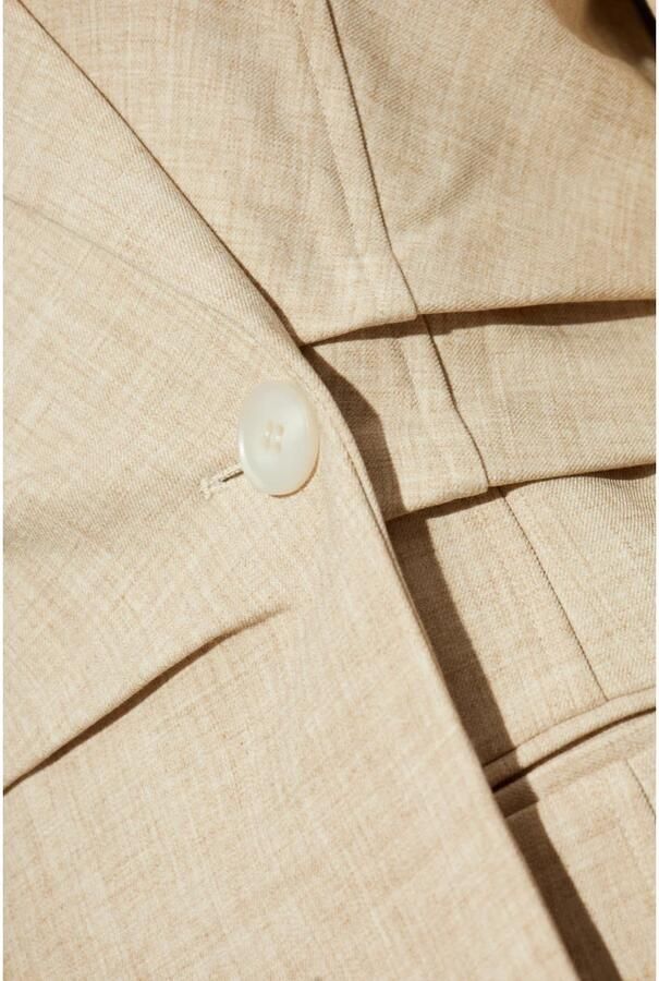 Gestuz Elegante Blazer Jurk Light Sand Melange Beige Dames - Foto 5