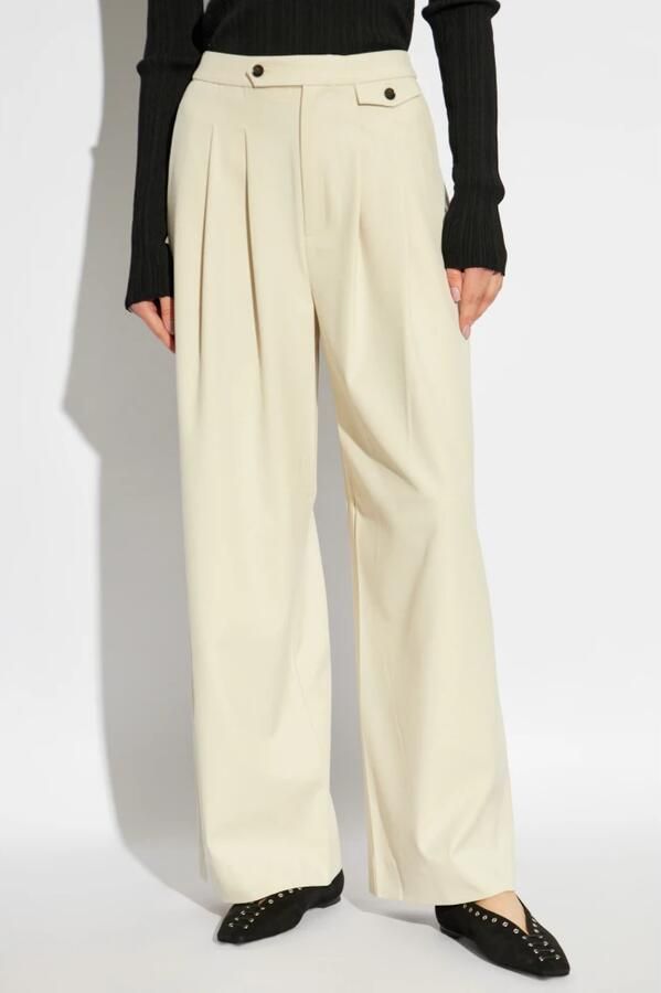 Gestuz High waist broek met bandplooien model 'edina' - Foto 3