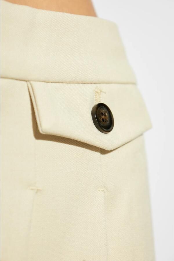 Gestuz High waist broek met bandplooien model 'edina'