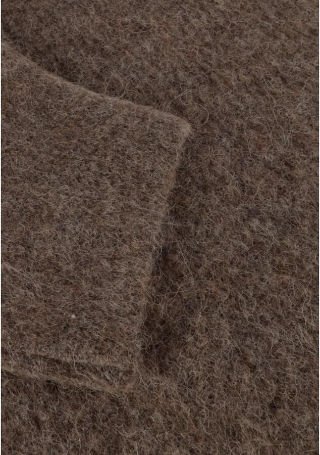 Gestuz Alphagz Rollneck Sweater Dark Sand Melange Brown Dames - Foto 5