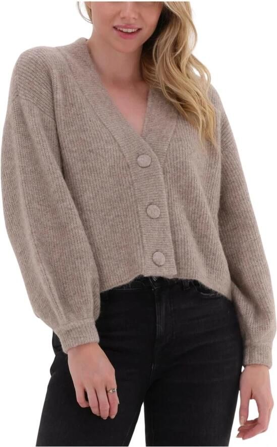 GESTUZ Dames Truien & Vesten Alphagz V-cardigan Zand - Foto 3