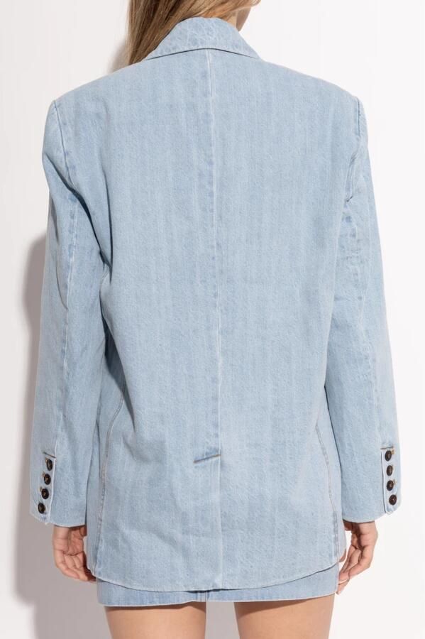 Gestuz Jeansblazer met strookzak op de borst model 'Vella' - Foto 4