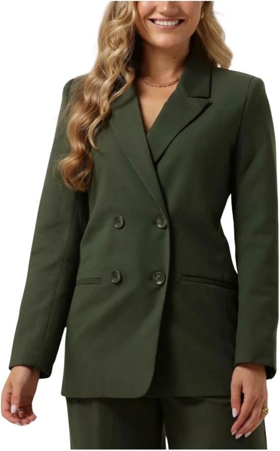 Gestuz Donkergroene Blazers Paulagz Blazer Green Dames - Foto 3
