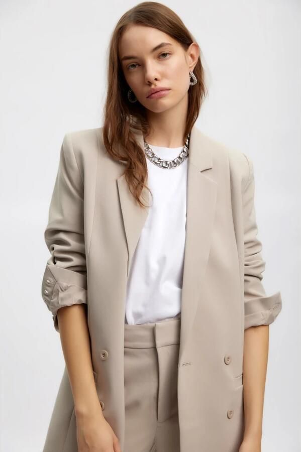 Gestuz Beige Blazer Joellegz Blazer Noos Beige Dames - Foto 3