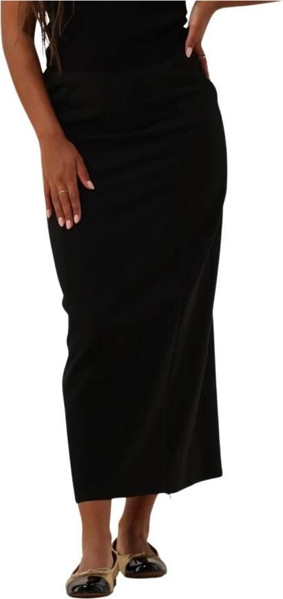 Gestuz Maxi Rok met Hoge Split Joellegz Hw Long Skirt Noos Nederdele 10906723 Zwart Black Dames - Foto 3