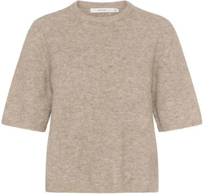 Gestuz Gebreide pullover met ribboorden model 'Alpha'