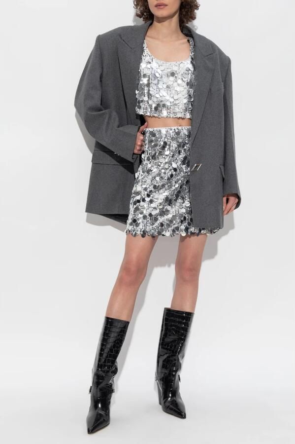 Gestuz Korte top met pailletten model 'Glitta' - Foto 2